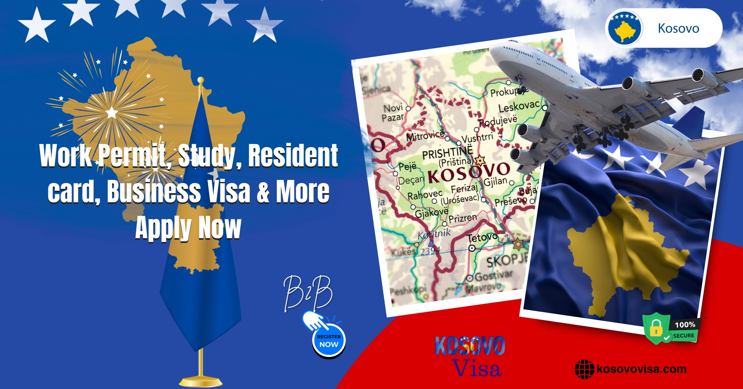 Work Permit and Business Resident Visa Requirements from Uzbekistan to Kosovo